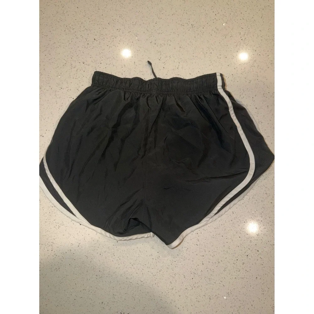 Nike Dri-FIT Tempo Running Shorts Black White Trim Womens Small Training Gym